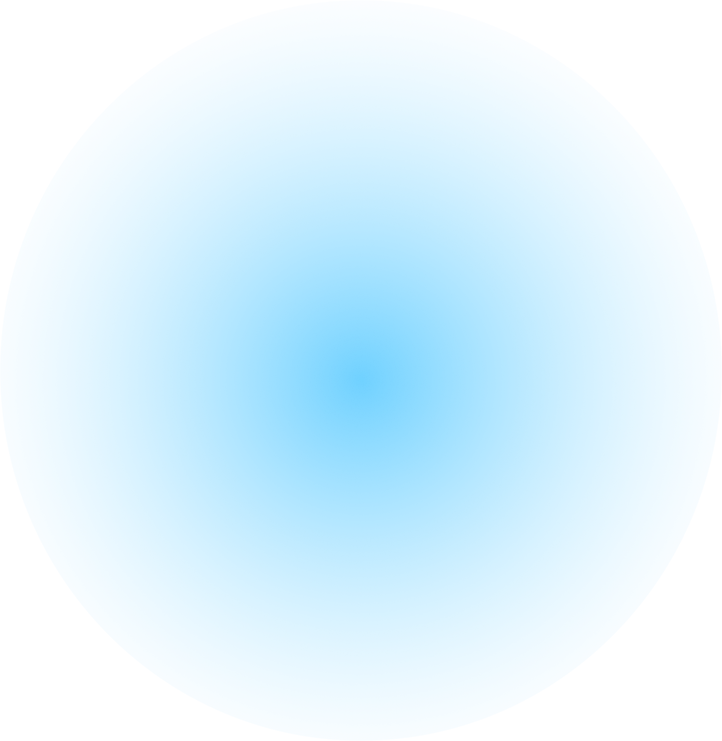 blurred blue gradient circle